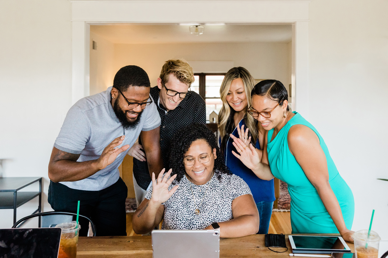 Team on a Video Call